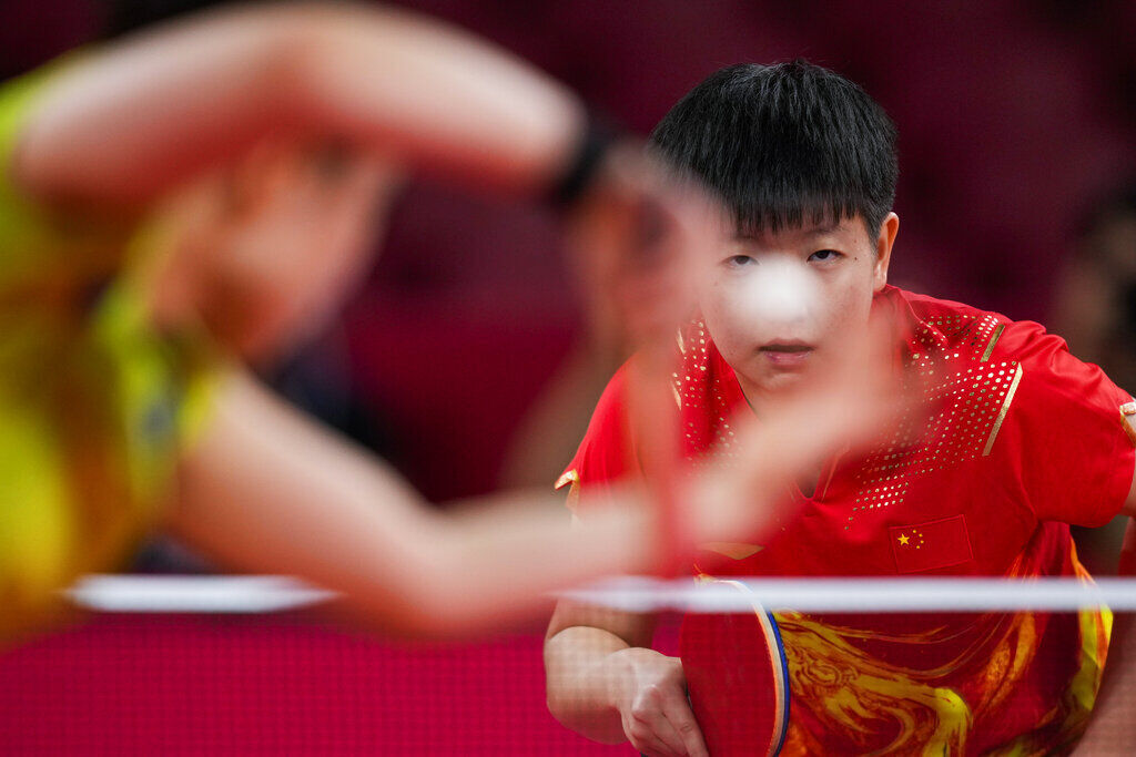 APTOPIX Tokyo Olympics Table Tennis
